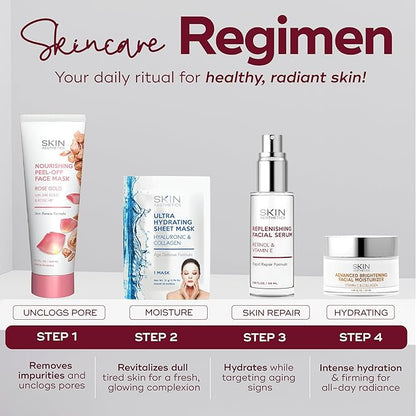 Retinol & Vitamin E Face Serum - Anti-Aging, Blemishes, Fine Lines & Wrinkles Treatment - Dermatologist Tested Korean Skincare - Clean Beauty, Cruelty-Free - 1.69 oz
