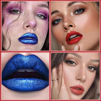 AWCCXMYM Peel Off Lip Stain Lip Tint Matte Lipstick Nude Lip Gloss Long Lasting Waterproof Up To 24 Hours Non Stick Cup Non Fade Liquid Lipstick Lip Tint Stain Makeup 02#