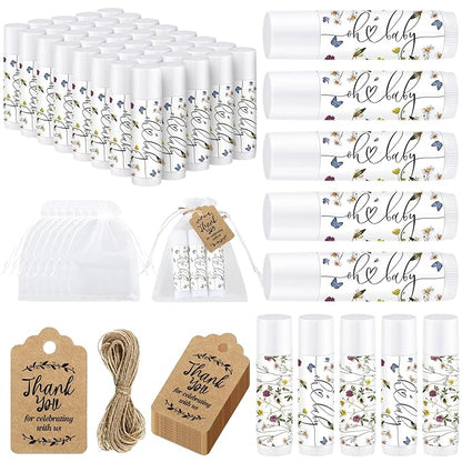 Demissle 50 Pcs Baby Shower Lip Flower)