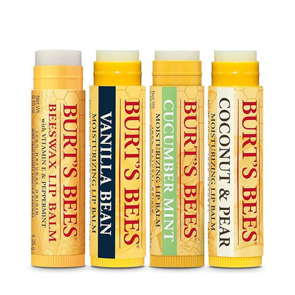 Burt’s Bees Holiday Gift, 4 Lip Stocking