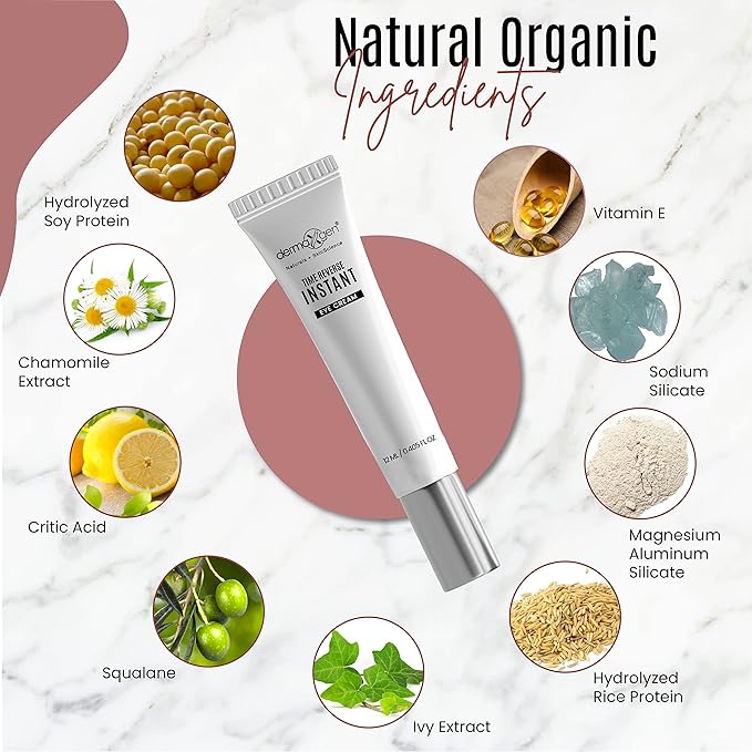 Instant Eyelift & Hydrating Eye Cream Set – Lightweight Formula with Vitamin C & Turmeric for a Refreshed Under-Eye Look