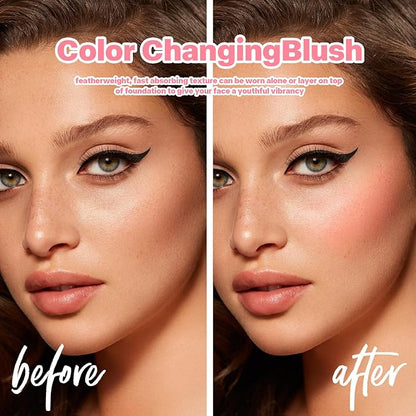 VIOLA HOUSE Color Changing Blusher for Cheeks, Moisturizing of 1)) 00 g