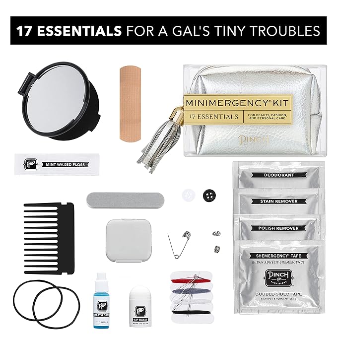 Pinch Provisions Metallic Minimergency Kit, includes