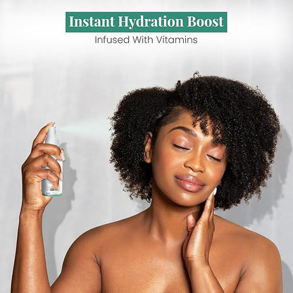 Team Tan Self Tanning Water - Vitamin Infused Self Tanner Mist for Hydrating Face and Body, Sunless Tanning Spray for Fake Tan, No Streaks, Orange Tints or Nasty Smell (Medium)