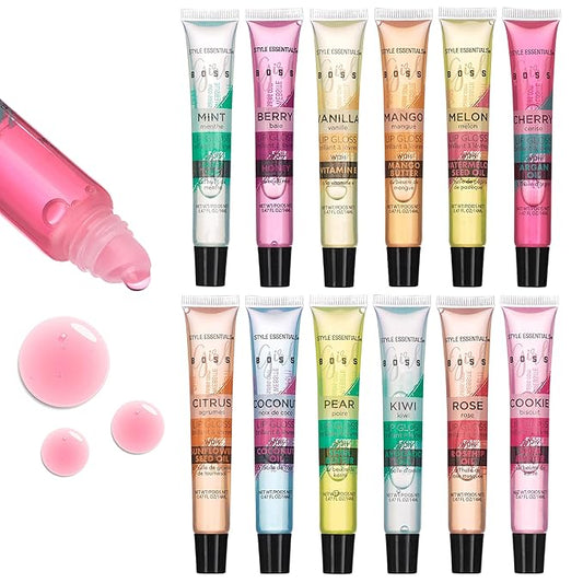 Expressions 12pc Lip Gloss Lip Oil