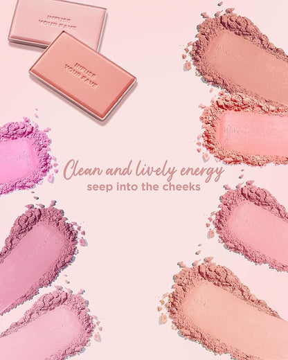 HOLIKA HOLIKA Infusing Blush with Brush - Lightweight,