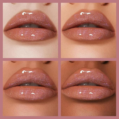 Moisturizing Lip Gloss, Non-Stick and Non-Drying Luminous Tinted Moisturizing