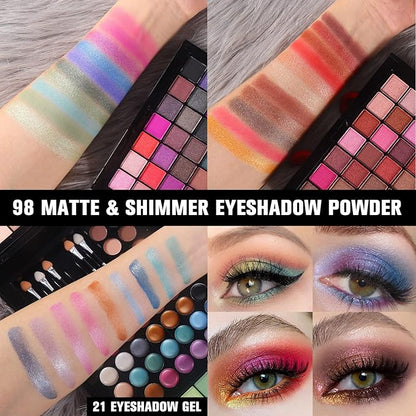 177 Colors Professional Makeup Kit for Women Girls