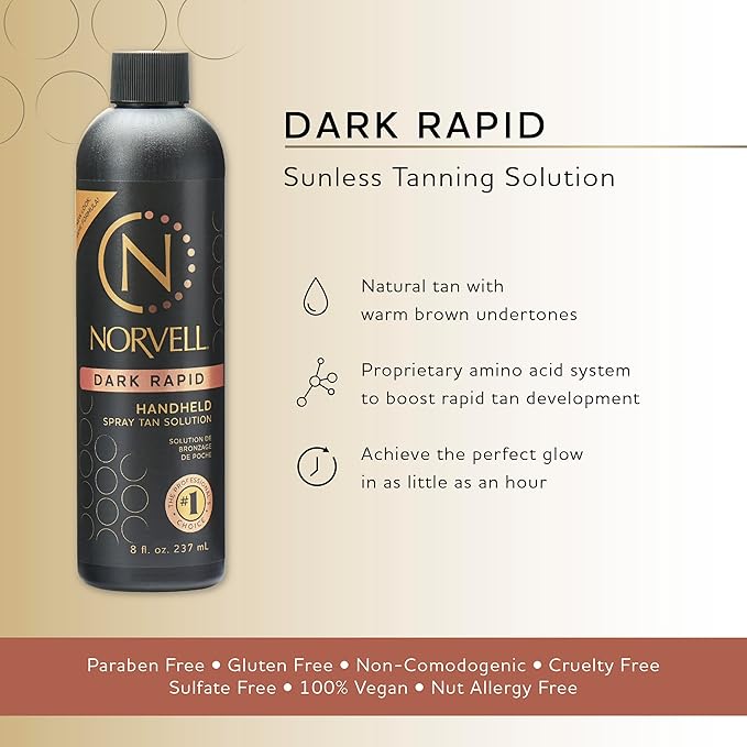 Norvell Premium Sunless Tanning Solution - One Hour Rapid, 8 fl.oz.