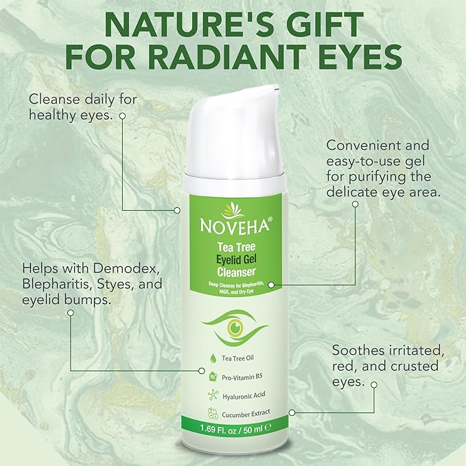Noveha tea tree eyelid gel