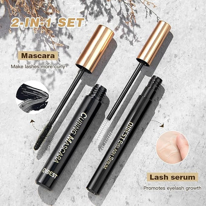 Makeup Sets.Lash serum.Mascara.Waterproof Smudgeproof Long Lasting.Gift