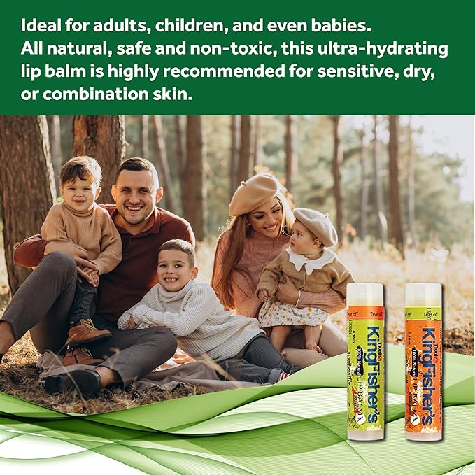 Lip Balm Mint,100% Natural Moisturizing Lip