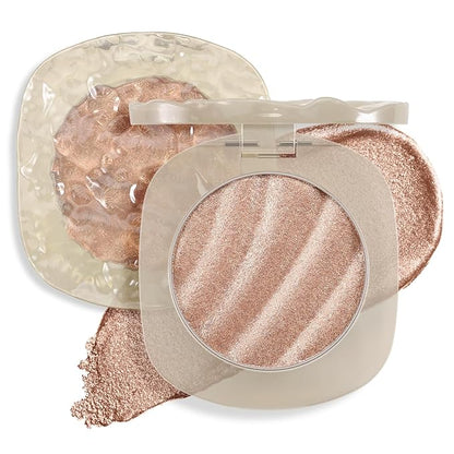 Boobeen Highlighter Makeup Palette, Long Lasting Glow Shimmer Radiant Glow