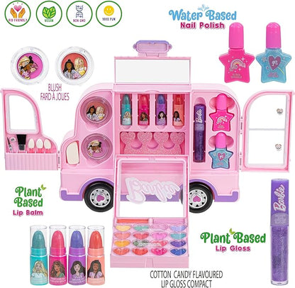 Barbie Car Makeup Kit for Girls,