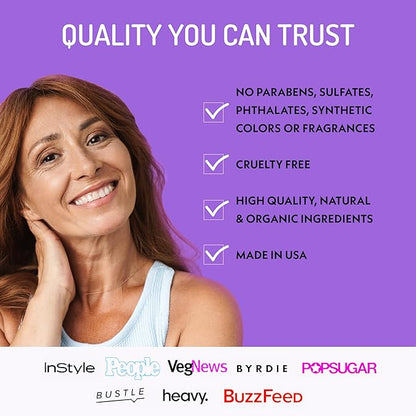 Eve Hansen Hyaluronic Acid Serum for Face | Hydrating Serum with Vitamin C & E | Anti-Aging Facial Moisturizer for Plumping & Wrinkle Care | Vegan & Cruelty-Free | 2 oz