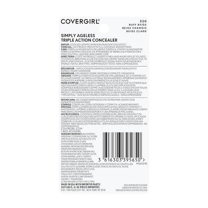 COVERGIRL Simply Ageless Triple Action Concealer, Buff Beige, of 1