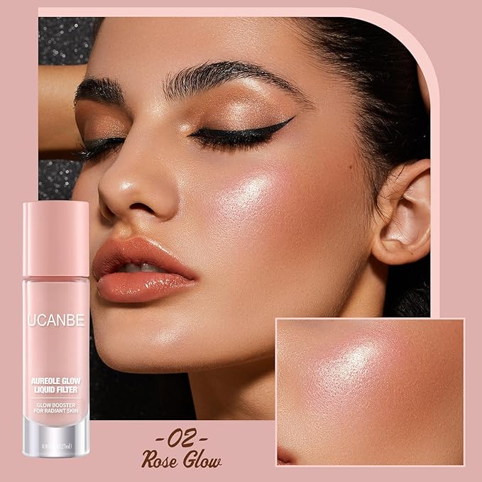UCANBE Halo Glow Liquid Filter, Face Complexion Booster 0.91OZ