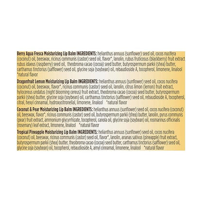 Burts Bees Tropical Assortment Lip Balm,