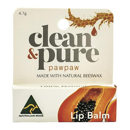 Lip Balm (Pawpaw) 100% Natural Beeswax,