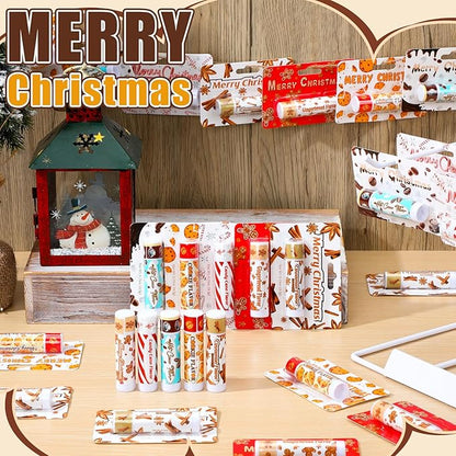25 Pcs Christmas Lip Balms Stocking
