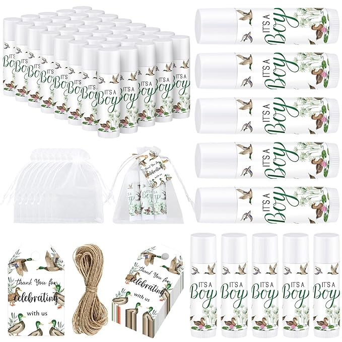 Demissle 50 Pcs Baby Shower Lip (Mallard)