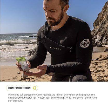 Raw Elements Face and Body Mineral Sunscreen SPF 30 Tube, Organic Sunblock Daily Protection, Non Toxic Reef Safe, Water Resistant, Cruelty Free, 3 oz (Pack of 1)