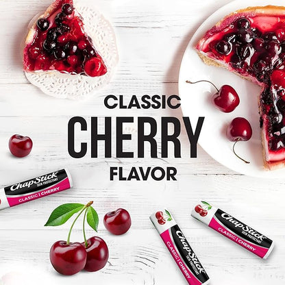 ChapStick Cherry Lip Balm 4-Pack + Oz