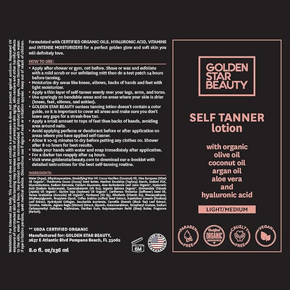 Self Tanner with Tanning Mitt -