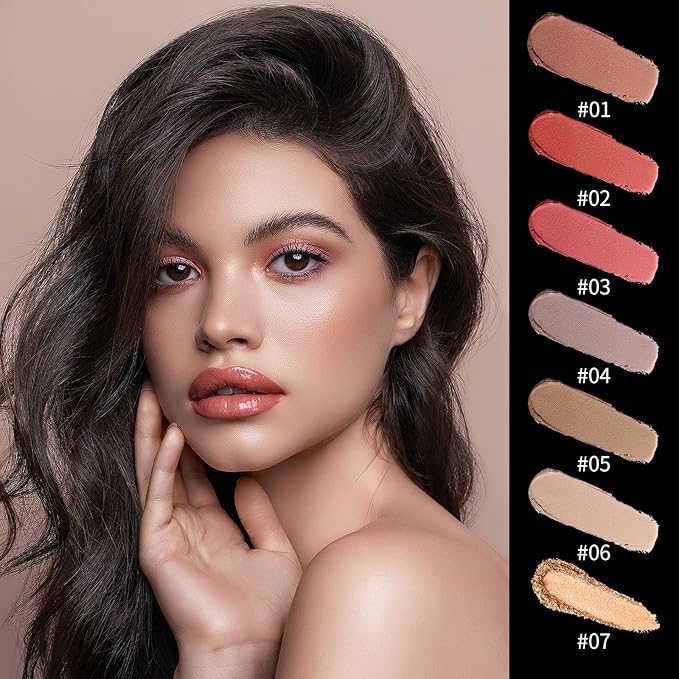 3Pcs Cream Contour Sticks Kit, Face Contouring Pen Finish (06)