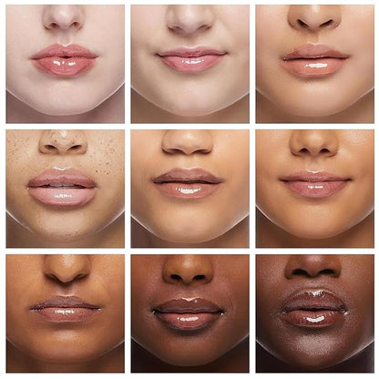 Hydrating Roll On Lip Oil, 6 Pcs Lip Glow Oil Plumpimg Lip Balm Long Lasting Non Sticky Lip Gloss Transparent Colorless Moisturizing Lip Lotion
