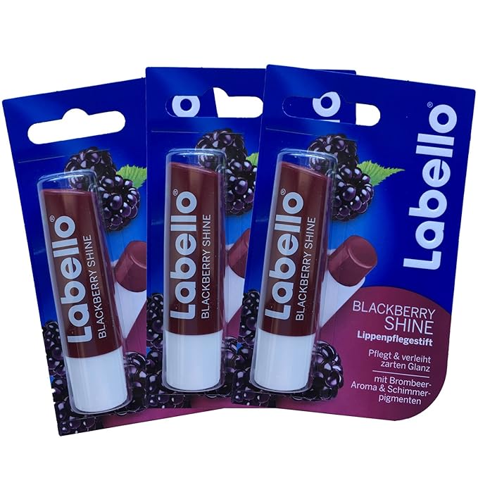 Labello Blackberry Shine Lip Balm 4.8g/5.5ml