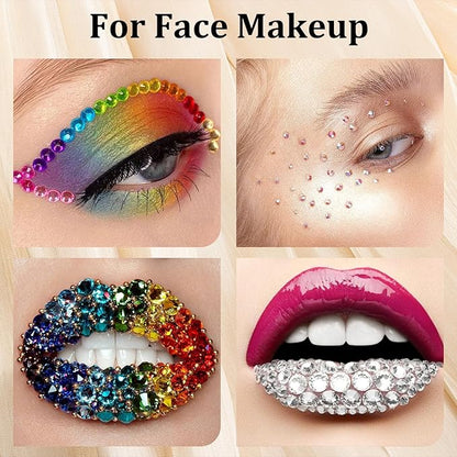 Colorful Face Gems for Makeup Set,