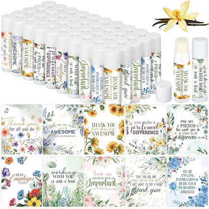 50 Pcs Inspirational Gifts Lip Balms Styles