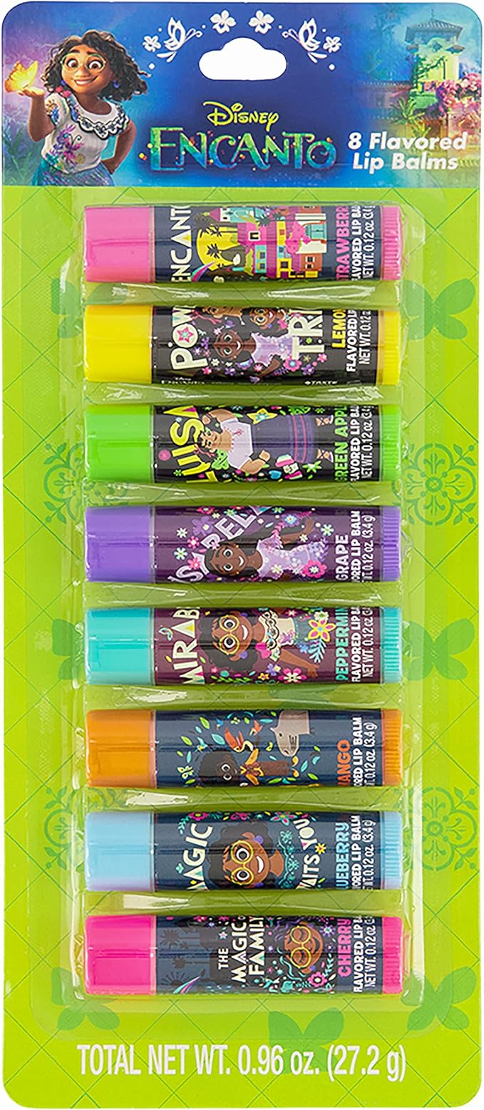 Encanto 8 Pack Lip Balm, 8.0