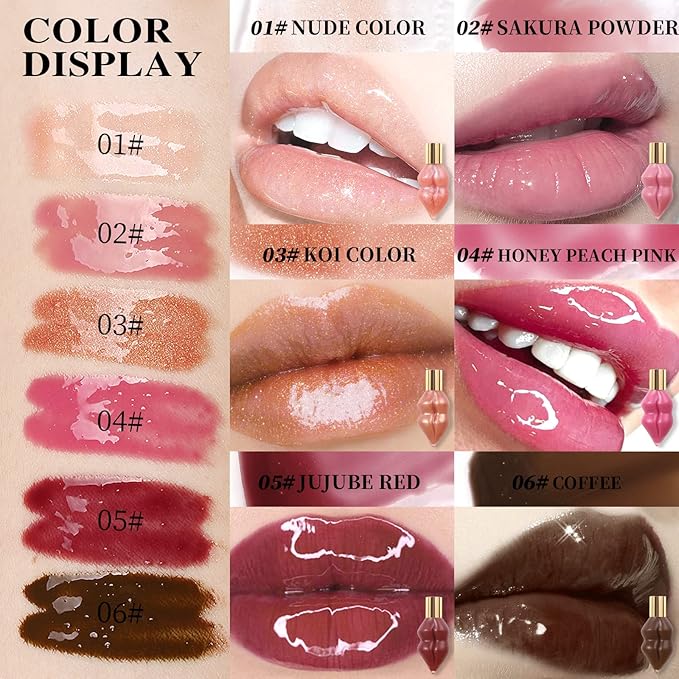 Lip Plumper Gloss Moisturize Hydrating Liquid Lipstick Smooth Gloss