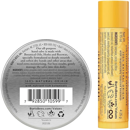 Burt's Bees Hand Salve and Moisturizing oz.