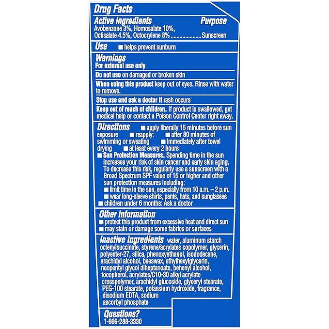 Coppertone SPORT Sunscreen SPF 50 Lotion, Water Resistant Sunscreen, Body Sunscreen Lotion, 7 Fl Oz