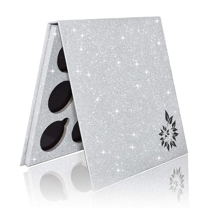 Glitter Mirror Empty Magnetic Reusable Eyeshadow Makeup Palette