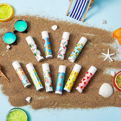 100 Pcs Summer Lip Balm Bulk Gifts
