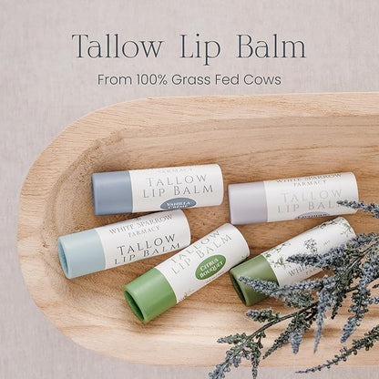 Organic Tallow Lip Balm (Peppermint) from