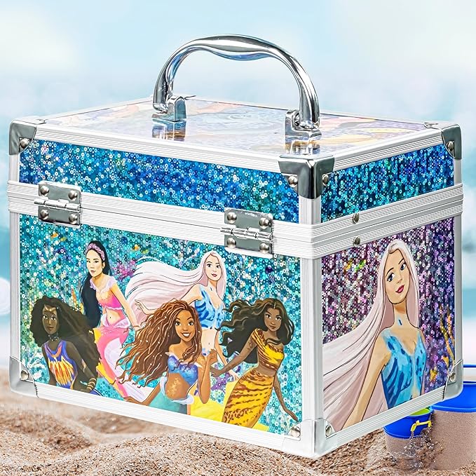 Little Mermaid Train Case Beauty Set,
