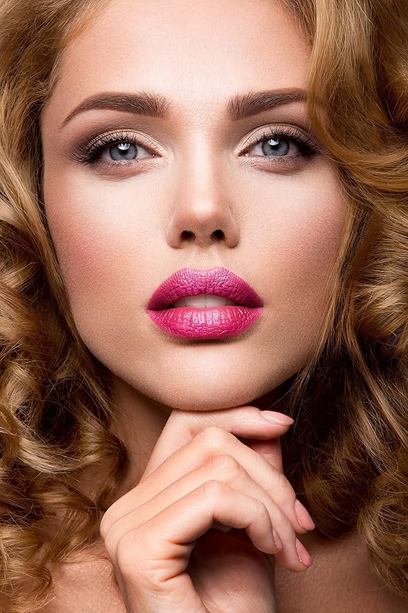 Organic Lipstick | Natural, Non-Toxic, Moisturizing, Long-Lasting & Highly Pigmented | Organic Butters, Botanical Extracts & Essential Plant Oils | Vibrant Colors (Pink Hibiscus)