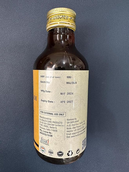 Manjisthadi Oil Tailam Remedies for Headache, Skin, Relaxing 6.76 Fl Oz