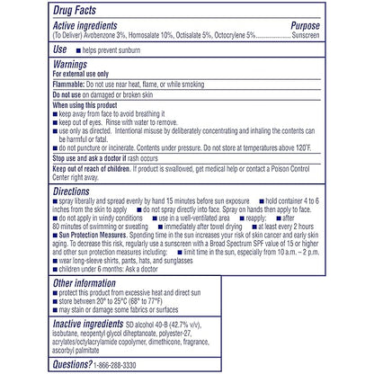 Coppertone Complete Sunscreen Spray, SPF 50 Spray Sunscreen, 5.5 Oz