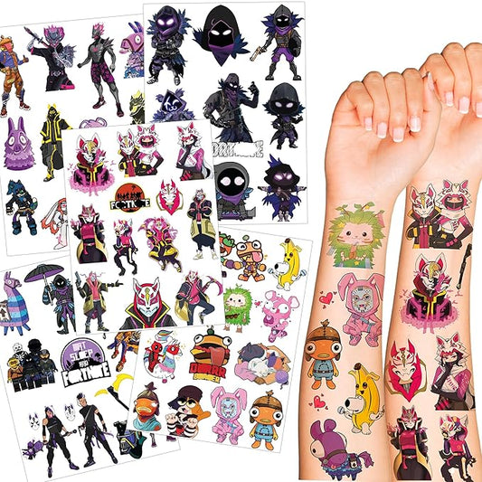 Temporary Tattoos Sticker for Christmas, Birthday, Concert, Temporary B (Game)