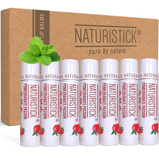 7-Pack Pomegranate Lip Balm Gift Set