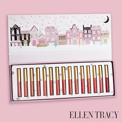 ELLEN TRACY 15-Piece Embossed Lip Gloss Collection and Luxuriously Gorgeous