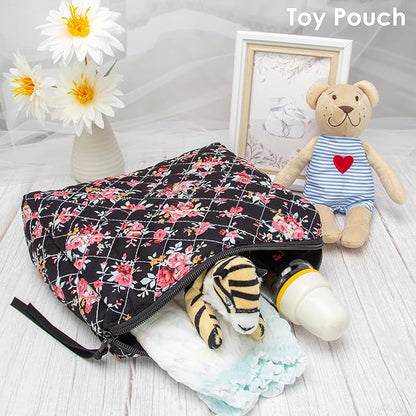 Pazimiik cotton makeup bag for