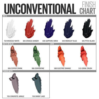 Maybelline New York Color Sensational Orange Lipstick, Satin Orange