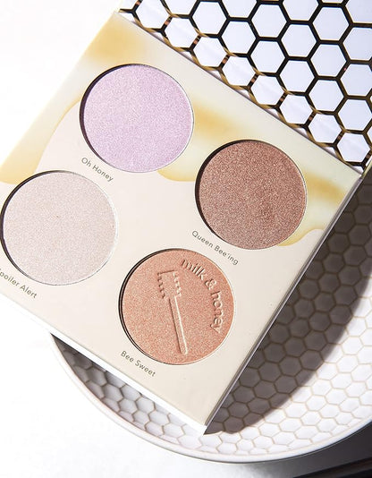 Beauty Bakerie Milk & Honey Highlighter Makeup Palette,